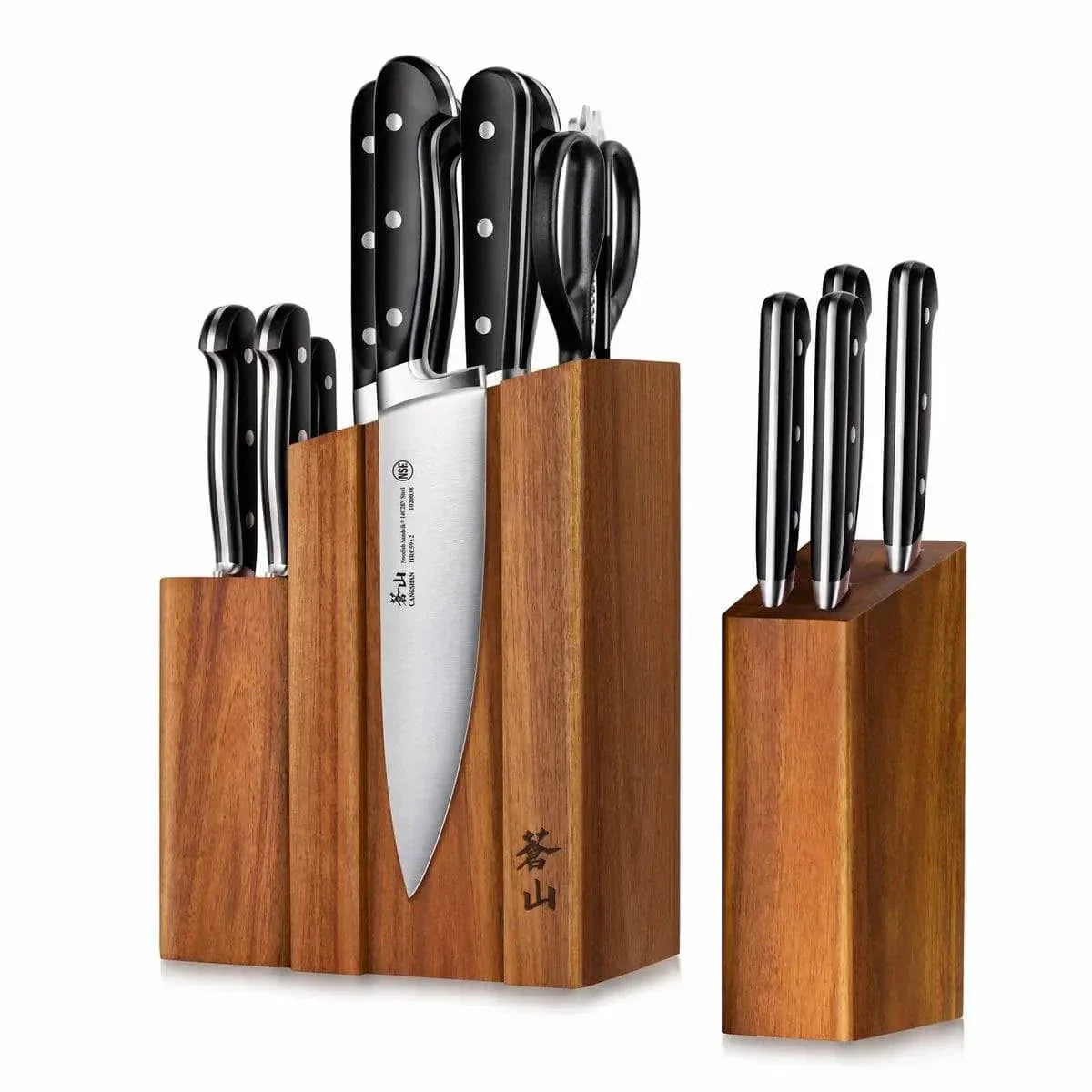 Cangshan. TV2 Series. 14-Piece Magnetic Knife Block Set - Image 4