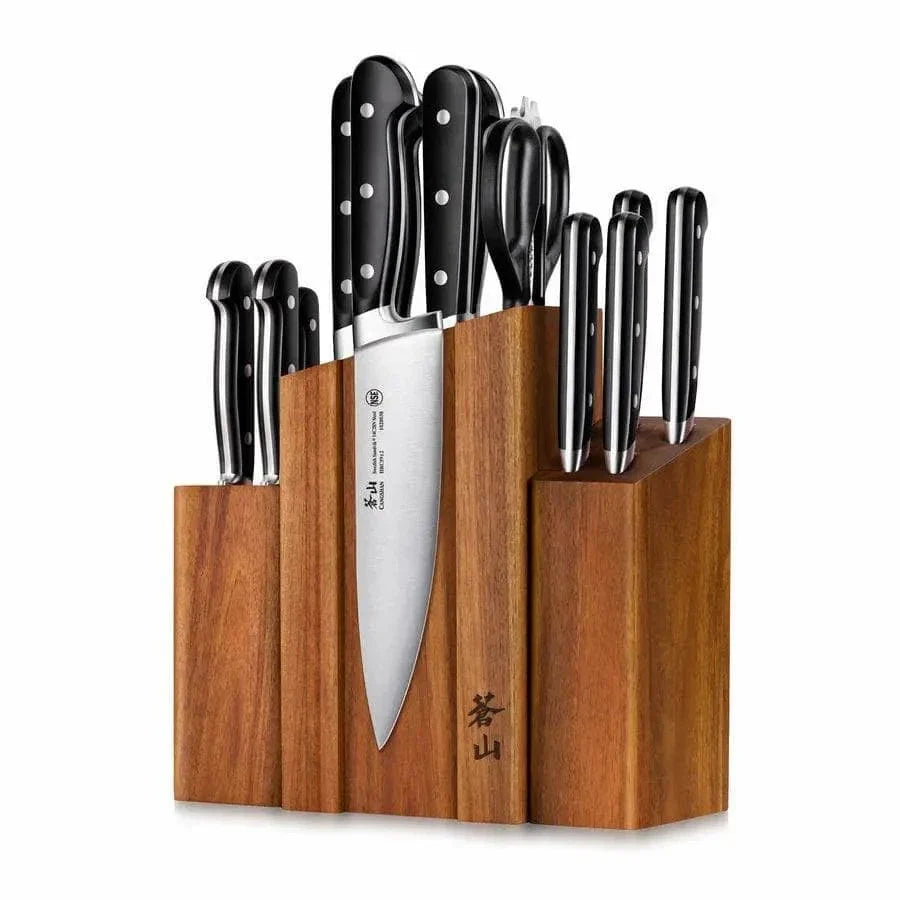 Cangshan. TV2 Series. 14-Piece Magnetic Knife Block Set