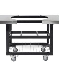 Primo Grills:  Cart Base with Basket and SS Side Shelves for XL 400. LG 300