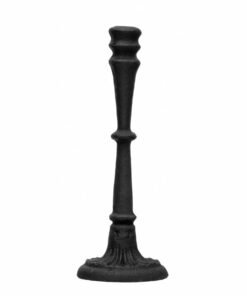 Cast Iron Black Taper Candle Holder Large