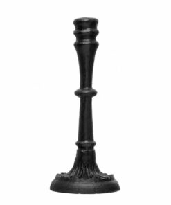 Cast Iron Black Taper Candle Holder Small