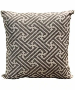 Casual Cushion 15 Throw Pillow in Meander Walnut