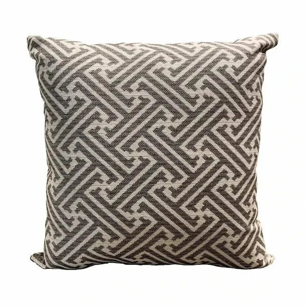 Casual Cushion 15 Throw Pillow in Meander Walnut