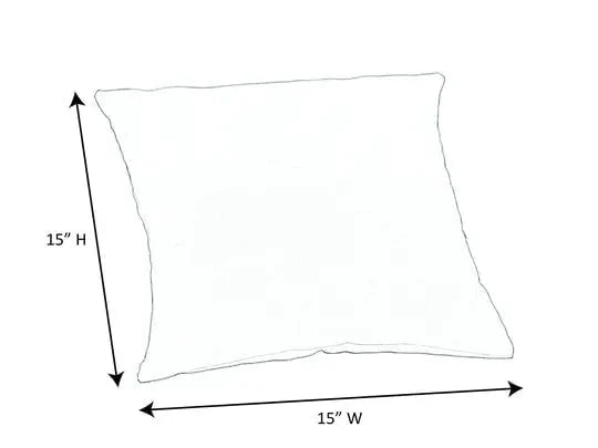 Casual Cushion 15 Throw Pillow in Meander Walnut - Image 2