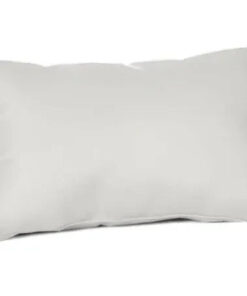 Casual Cushion 19 x 12 Throw Pillow in Canvas White