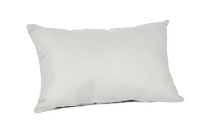 Casual Cushion 19 x 12 Throw Pillow in Canvas White