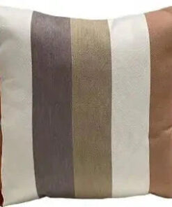 Casual Cushion 20 Throw Pillow Chroma Stripe II Rust