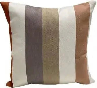 Casual Cushion 20 Throw Pillow Chroma Stripe II Rust