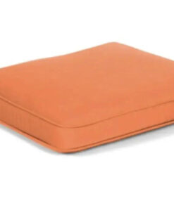 Casual Cushion Deluxe Dining Seat Cushion in Canvas Tangerine