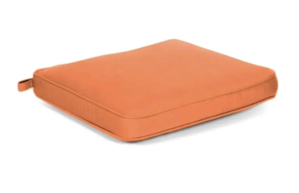 Casual Cushion Deluxe Dining Seat Cushion in Canvas Tangerine