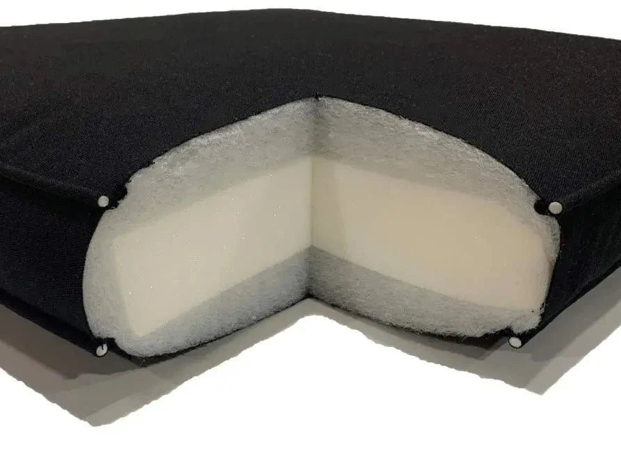 Casual Cushion Dining Seat Cushion in Canvas Charcoal - Image 3