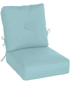 Casual Cushion Estate Series Chaise Cushion in Canvas Mineral Blue