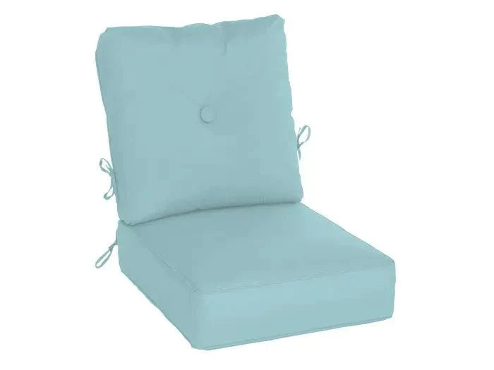 Casual Cushion Estate Series Chaise Cushion in Canvas Mineral Blue