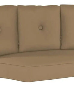 Casual Cushion Estate Series Deep Seating 3 Back Corner Sectional Cushion in Canvas Cocoa