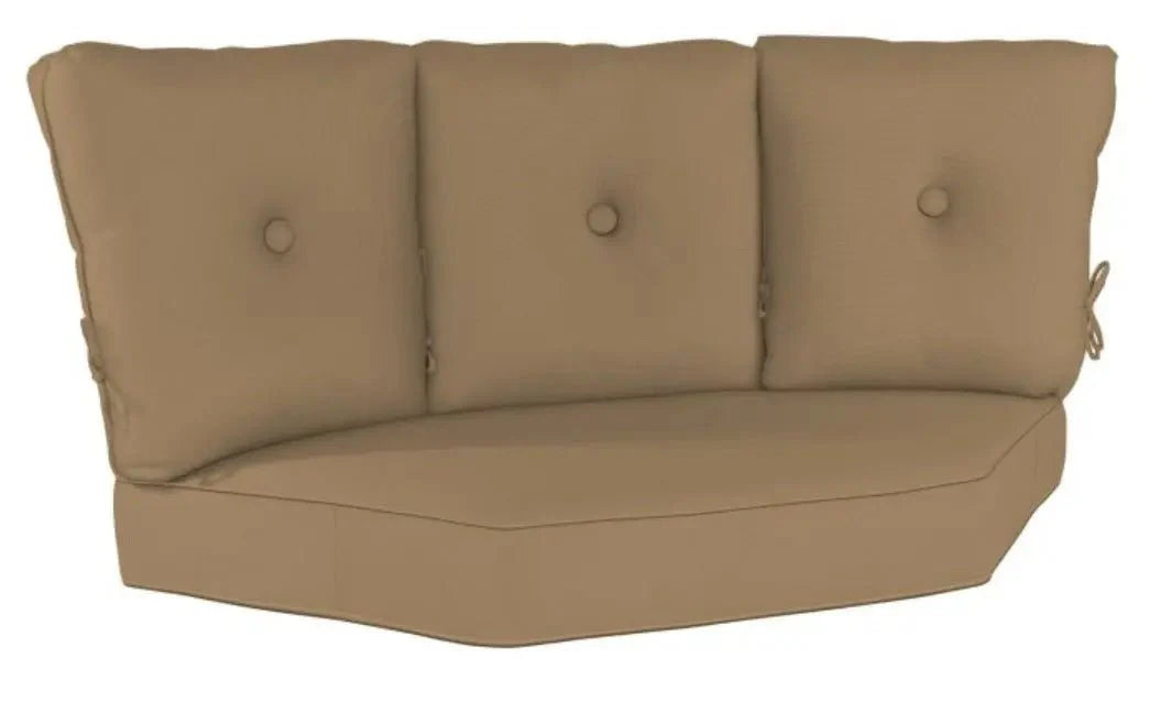Casual Cushion Estate Series Deep Seating 3 Back Corner Sectional Cushion in Canvas Cocoa