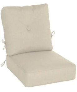 Casual Cushion Estate Series Deep Seating Club Cushion in Canvas Flax