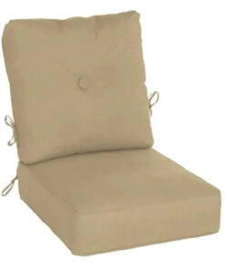 Casual Cushion Estate Series Deep Seating Club Cushion in Canvas Heather Beige