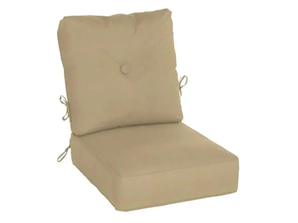 Casual Cushion Estate Series Deep Seating Club Cushion in Canvas Heather Beige