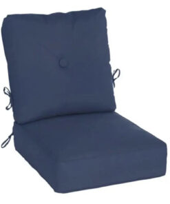 Casual Cushion Estate Series Deep Seating Club Cushion in Canvas Navy