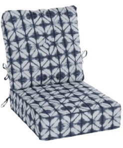 Casual Cushion Estate Series Deep Seating Club Cushion in Midori Indigo