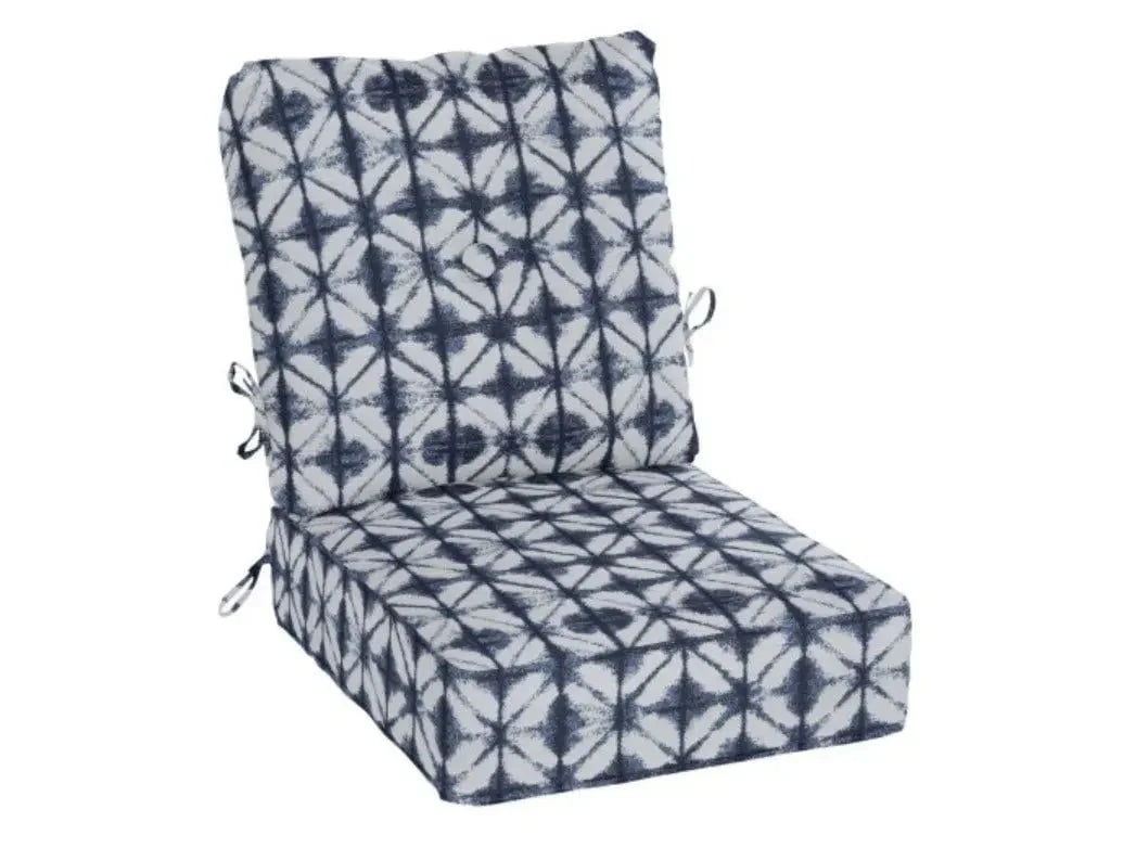 Casual Cushion Estate Series Deep Seating Club Cushion in Midori Indigo