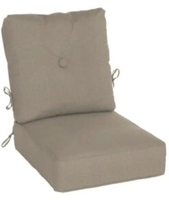 Casual Cushion Estate Series Deep Seating Club Cushion in Stone Linen