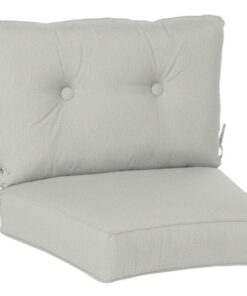 Casual Cushion Estate Series Deep Seating Curved Cushion in Canvas Granite