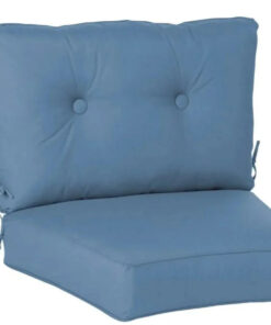 Casual Cushion Estate Series Deep Seating Curved Cushion in Canvas Sapphire