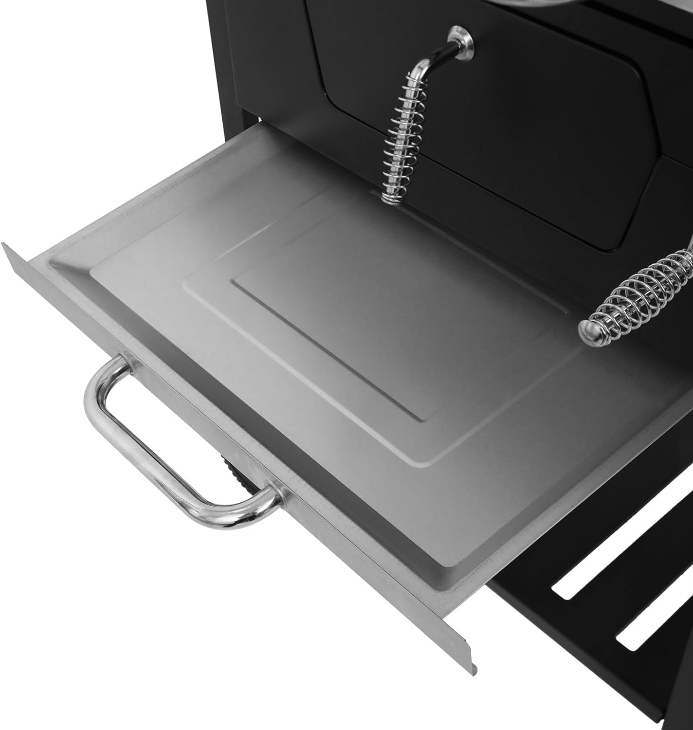 CD1824EN 24 Charcoal Grill Outdoor Smoker with Side Tables Backyard Griller Party BBQ Picnic Patio Cooking. Black - Image 11