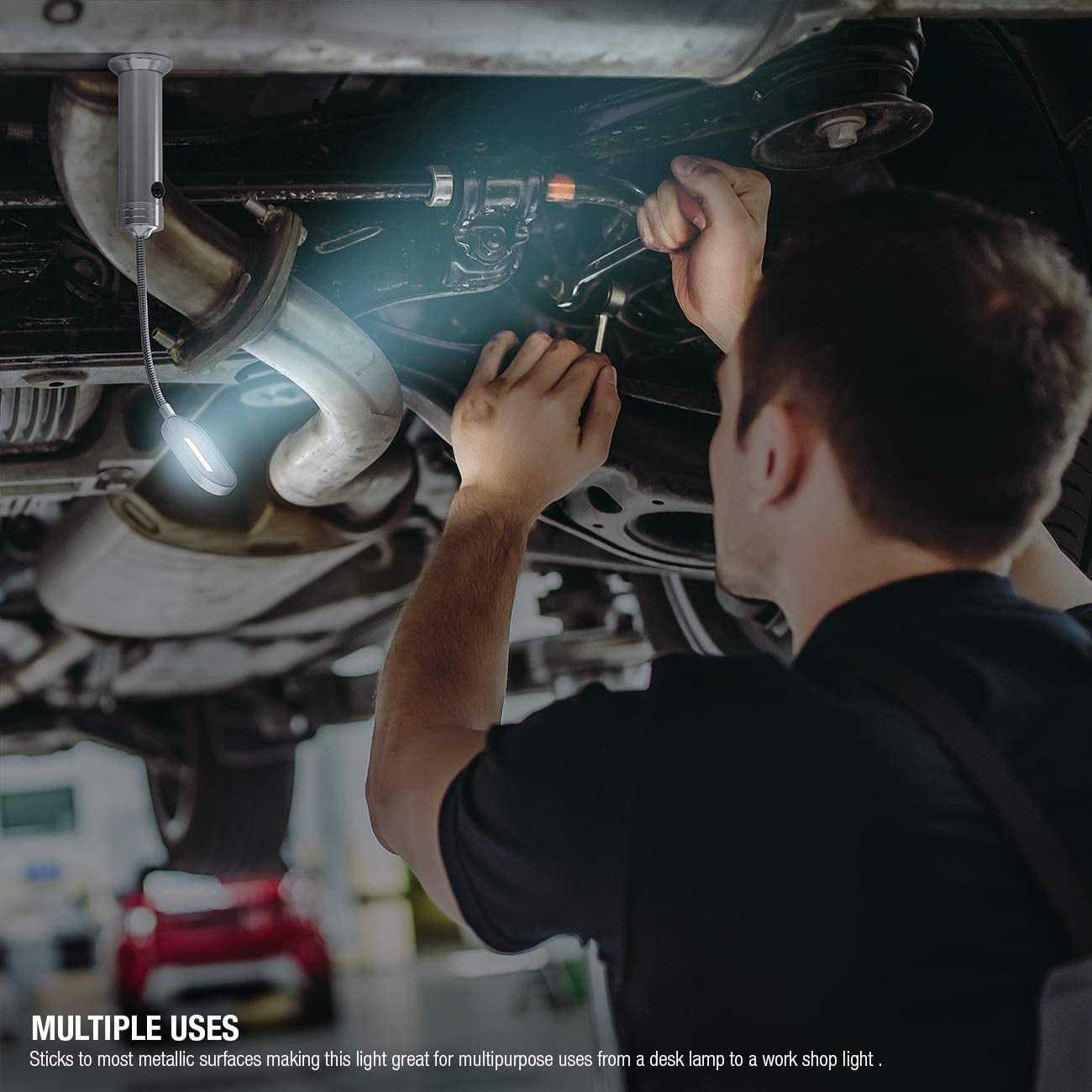 BBQ Grill Lights Magnetic Base Super-Bright LED Lights-360 Degree Flexible Gooseneck. Weather Resistant. Task Lighting Barbecue Grilling (2) - Image 5