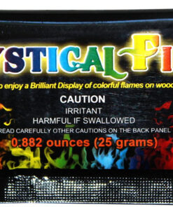 Mystical Fire Flame Colorant Vibrant Long-Lasting Pulsating Flame Color Changer for Indoor or Outdoor Use 0.882 Oz Packets 6 Pack