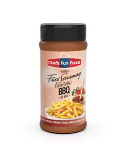 Gourmet Fries Seasonings Bottle. Flame Grilled BBQ. 9 Ounce