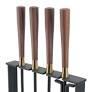 Pilgrim: Hampton Walnut Handle Tool Set - Black / Burnished Brass Details - 35