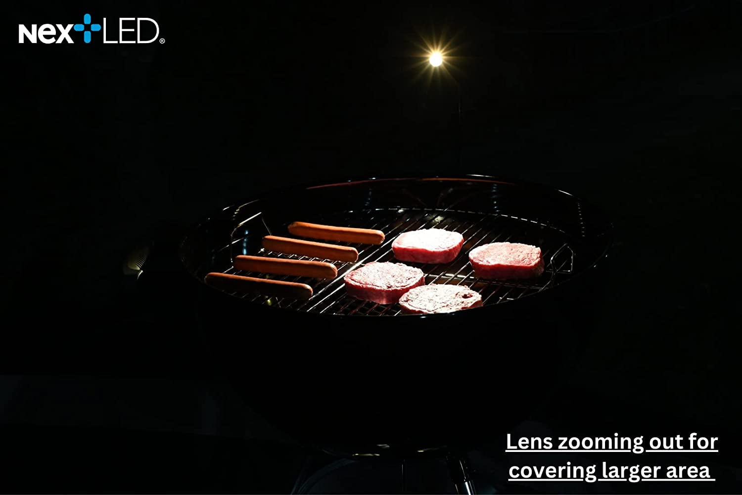 NT-7647-F Magnetic BBQ Grilling Light for Outdoor Grill. 18-Inch Flexible Gooseneck. Heat & Weather Resistant. IP-54. Warm Natural Lighting Shows True Color of Your Food. Perfect Grill Gift - Image 5