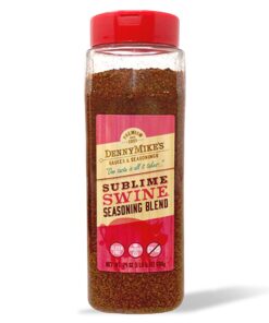 Dennymike'S Sublime Swine Seasoning Blend. All Natural Spices and Seasonings. Low Sodium and Keto-Friendly Chili Seasoning Mix. BBQ Rub for Cooking. Smoking. and Grilling. 24 Oz