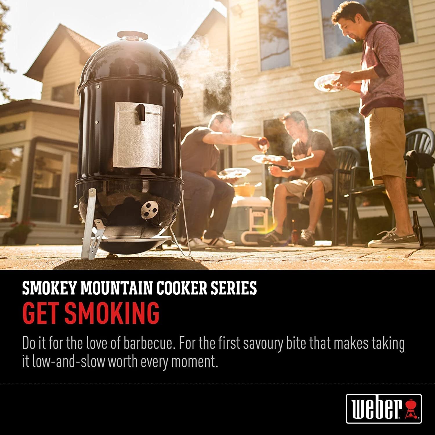 Weber 14-Inch Smokey Mountain Cooker. Charcoal Smoker - Image 4