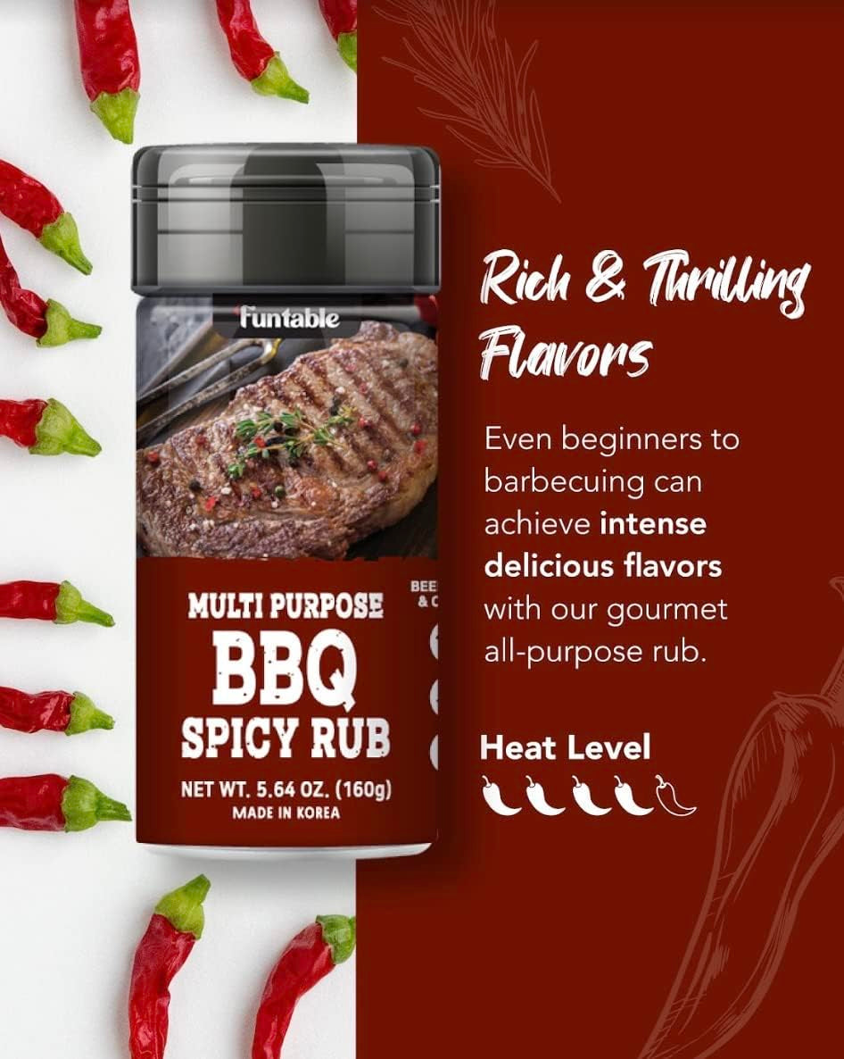 Chicken BBQ Spicy Rubs 4.93 OZ + Chicken BBQ Mild Rubs 7.05 OZ + Multi Purpose BBQ Spicy Rubs 5.64 OZ + Multi Purpose BBQ Rubs 5.64 OZ - Image 4