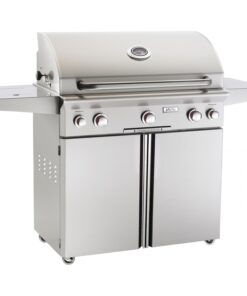 American Outdoor Grill: 36 AOG Grill on Cart. w/ Rotisserie & Side Burner