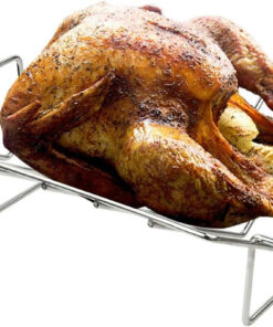 Thanksgiving Turkey Roasting Rack Stand for Smoker and Grill. Turkey Roaster V Rack Stainless Steel Rib Racks for Grilling and Smoking. for Large and Xlarge Big Green Egg.Kamado Joe.Big Joe Etc