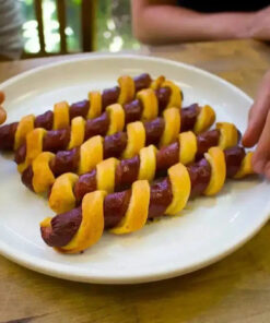 Charcoal Companion Dizzy Dog Spiral Hot Dog Cutter