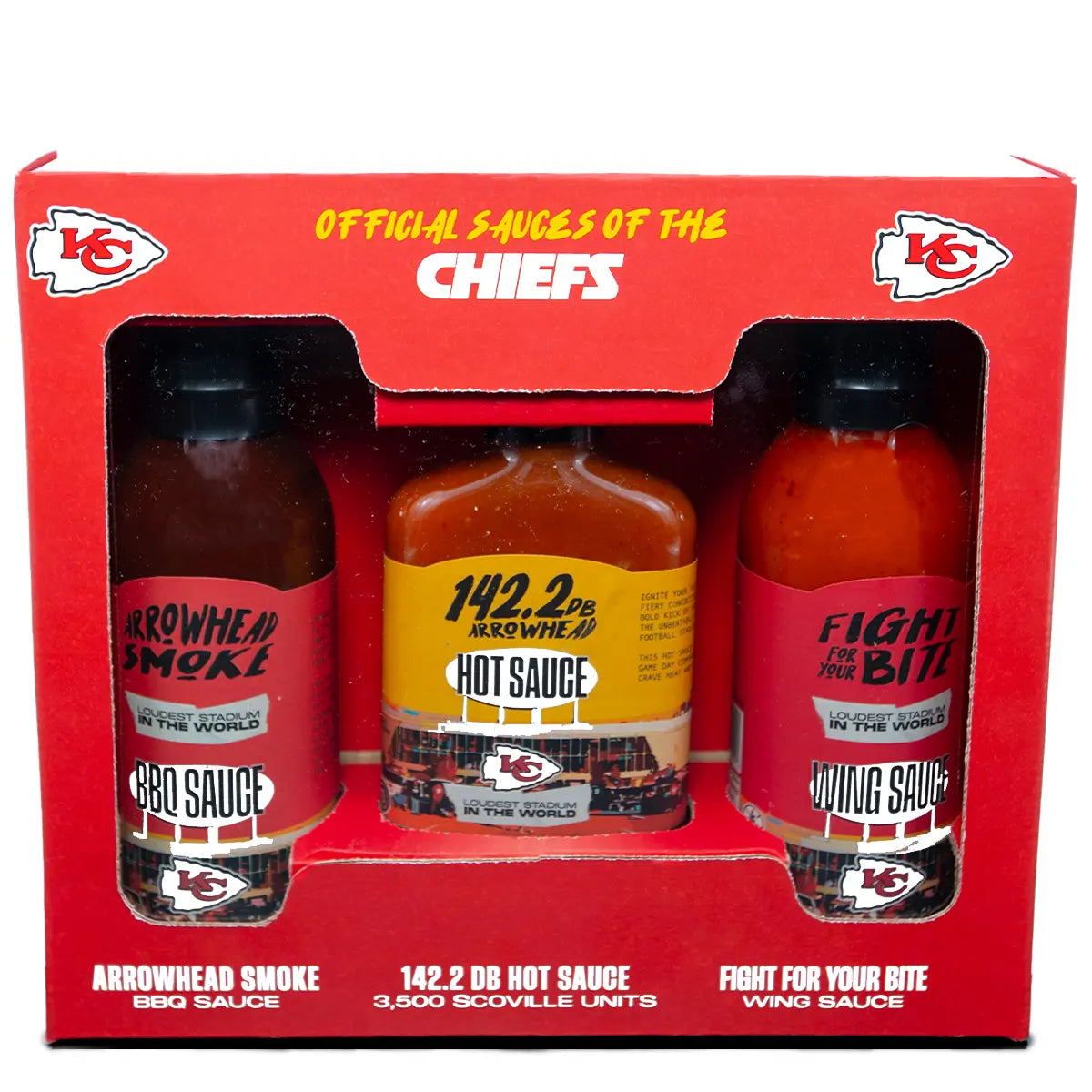 Kansas City Chiefs 3-Pack Sauce Gift Set
