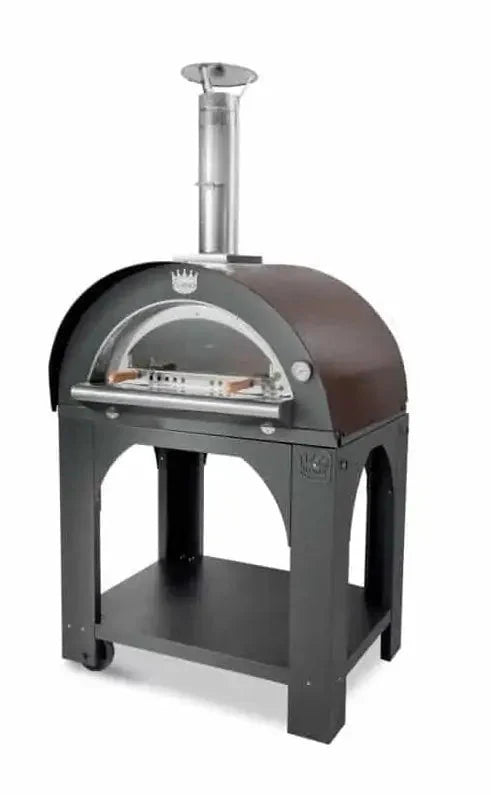 Clementi Pulcinella 100x80 Copper Pizza Oven on Stand - Image 5