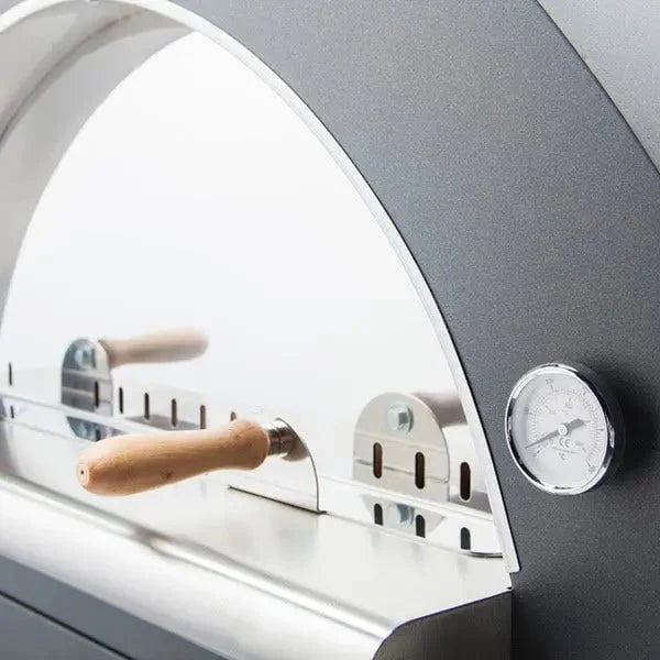 Clementi Pulcinella 100x80 Copper Pizza Oven on Stand - Image 13