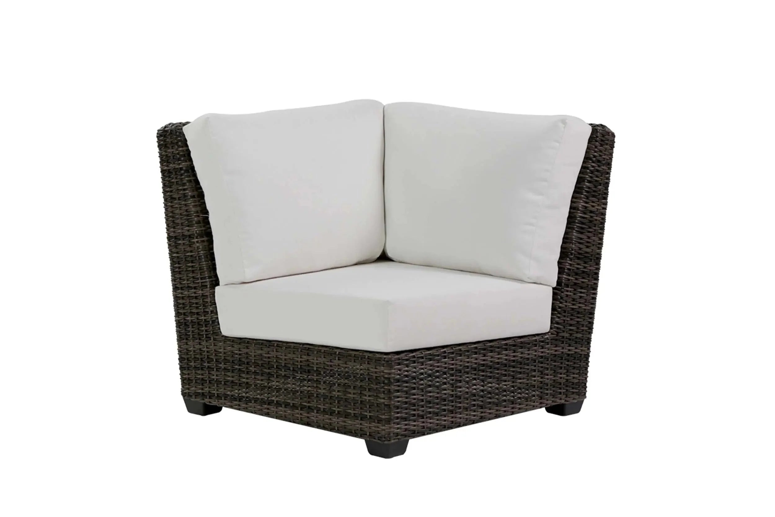 Coral Gables Corner Sectional Piece with Switch Flax Cushions