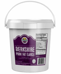 Cornhusker Berkshire Pork Fat Lard Tub