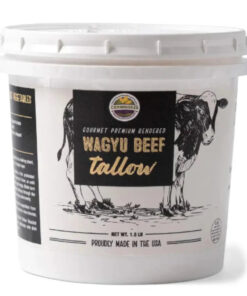Cornhusker Kitchen Premium Rendered Wagyu Beef Tallow Tub. 1.5lb