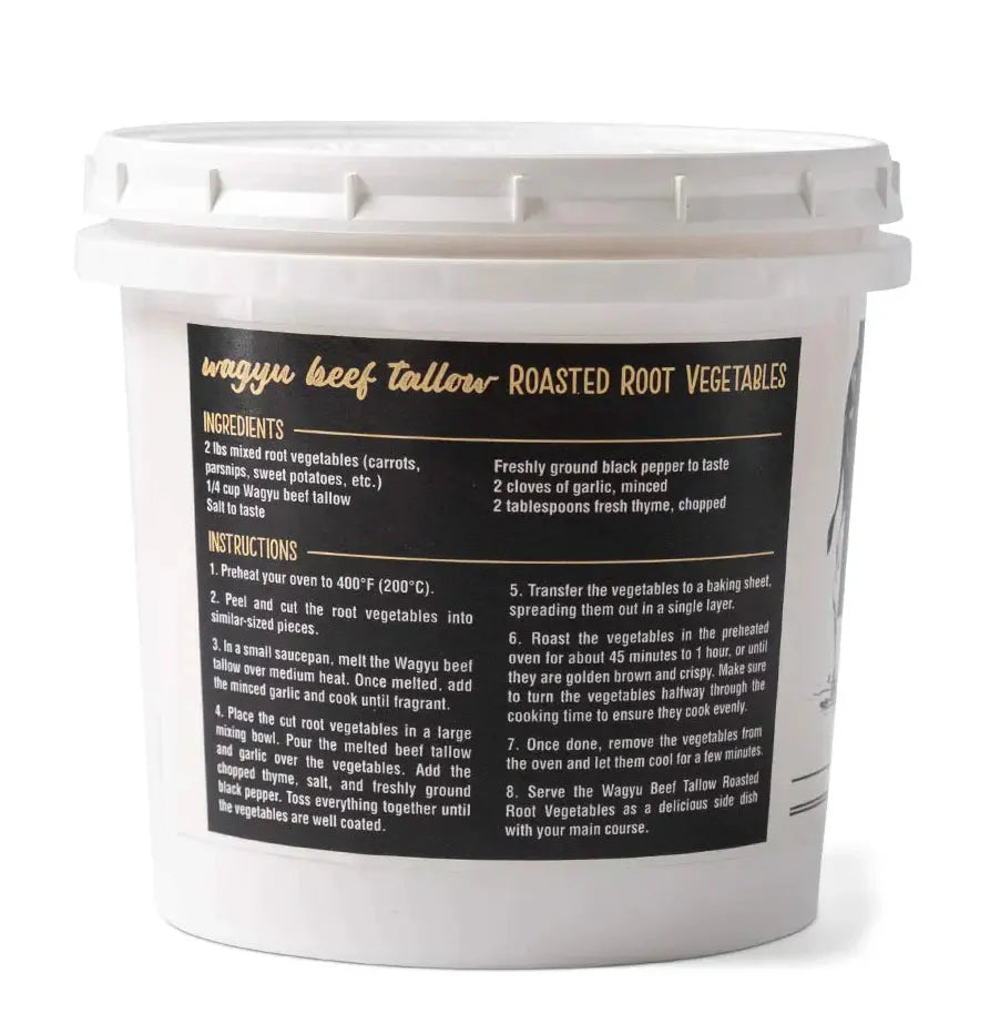 Cornhusker Kitchen Premium Rendered Wagyu Beef Tallow Tub. 1.5lb - Image 3