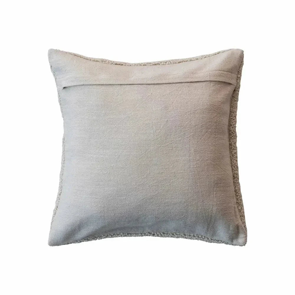 Cotton Tufted Pillow Fa La La La... 18 Square Pillow - Image 2