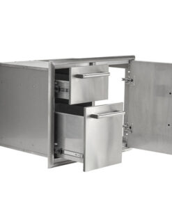 Coyote Grills: 31 Access Door & Double Drawer Combo