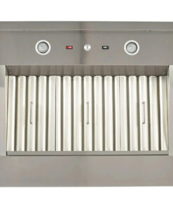 Coyote 42 W x 30 D Chimney Hood with LED Lights - MUST PURCHASE BLOWER SEPARATELY
